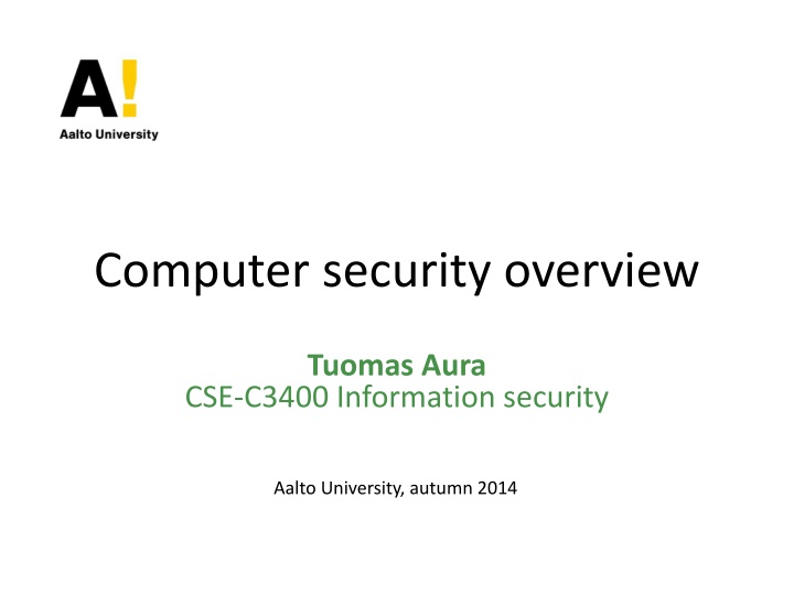 computer security overview n.w
