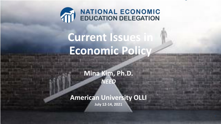 current issues in economic policy n.w