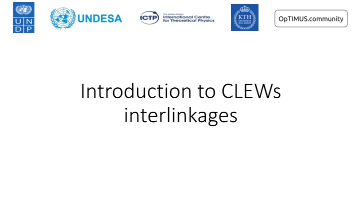Interaction of Resource Systems in CLEWs