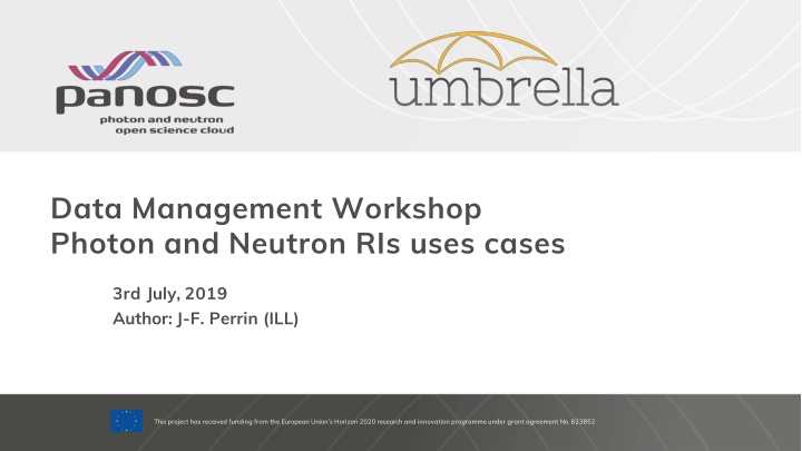 data management workshop photon and neutron n.w