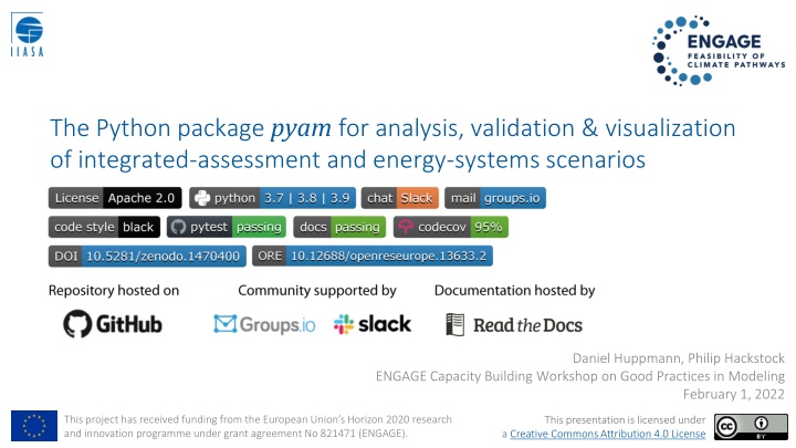 the python package pyam for analysis validation n.w