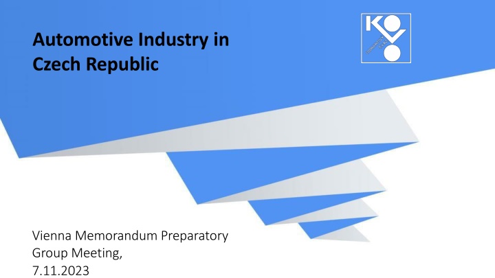 automotive industry in czech republic n.w
