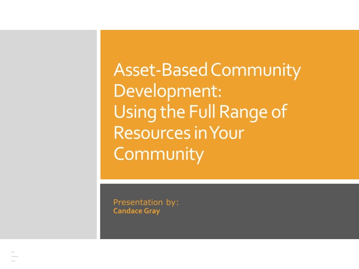 Asset-Based Community Development: Leveraging Community Resources