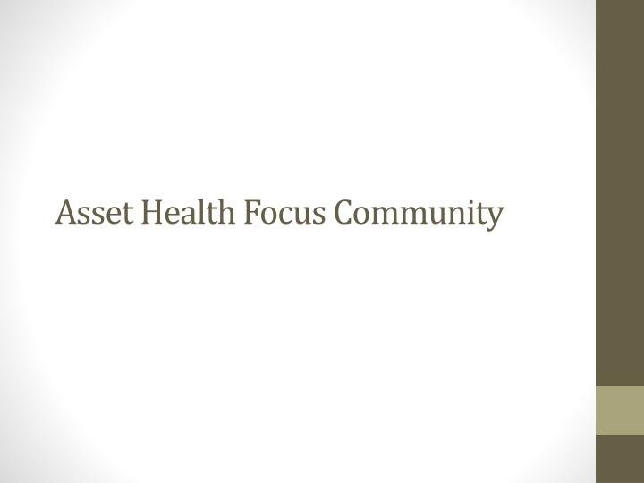 asset health focus community n.w