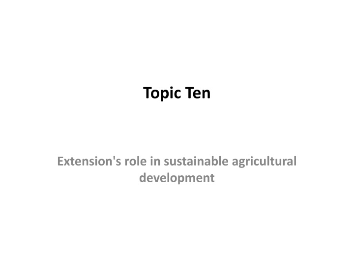 topic ten n.w