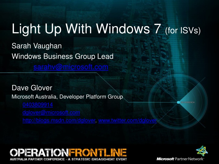 light up with windows 7 for isvs n.w