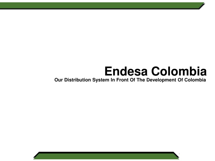 Endesa Colombia Distribution System