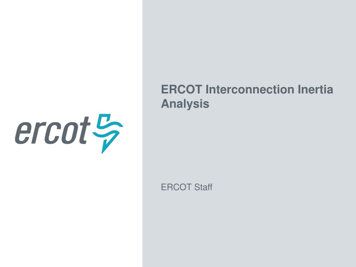 ercot interconnection inertia analysis n.w