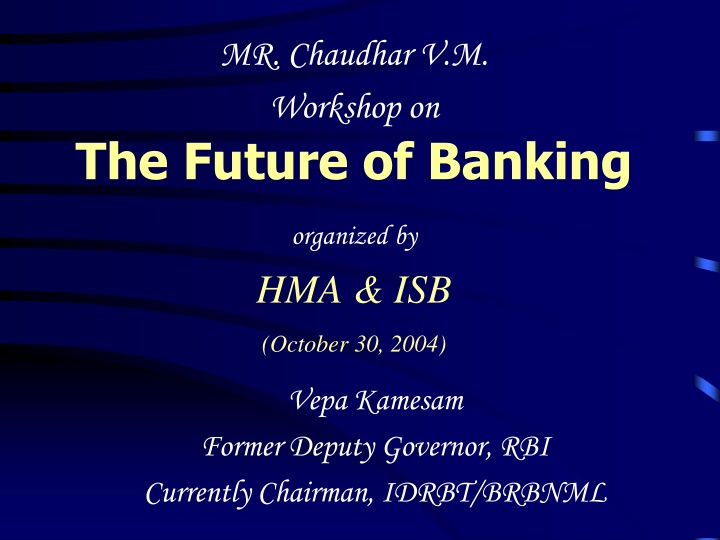 mr chaudhar v m workshop on n.w