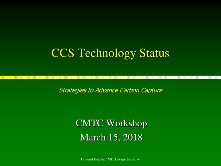 ccs technology status n.w