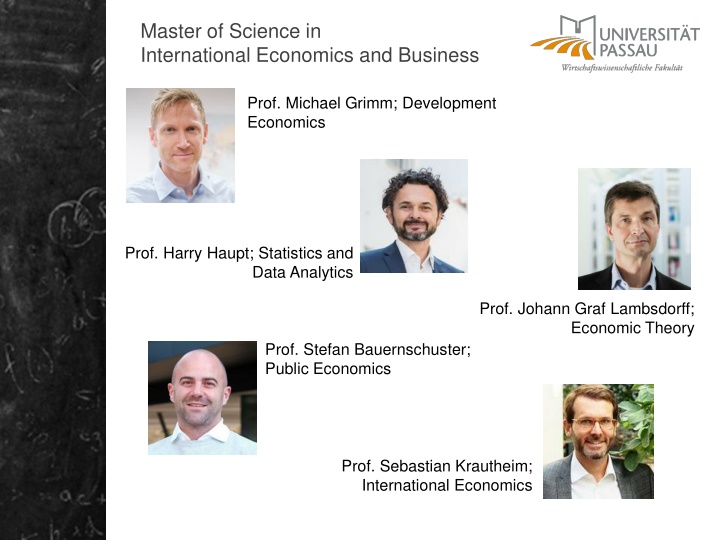 Master of Science in International Economics and Business