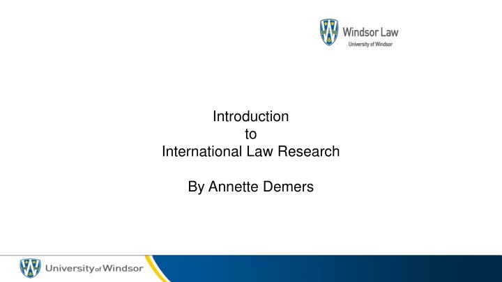 introduction to n.w