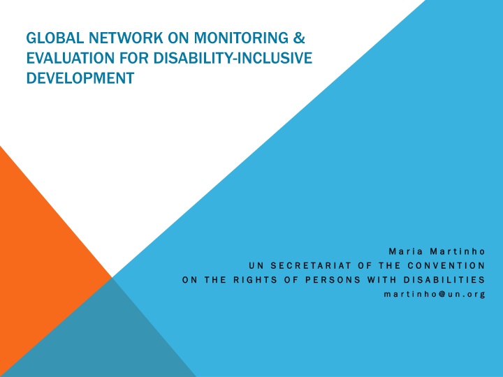 Global Network on Monitoring & Evaluation for Disability-Inclusive Development