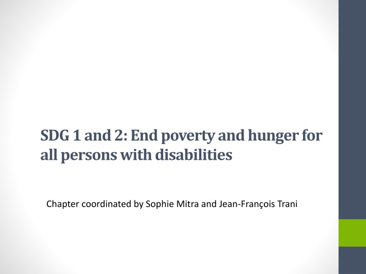 sdg 1 and 2 end poverty and hunger n.w