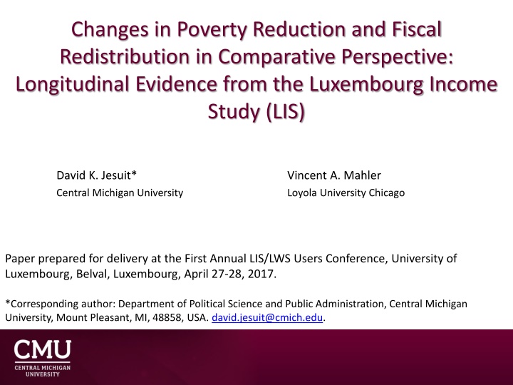 changes in poverty reduction and fiscal n.w