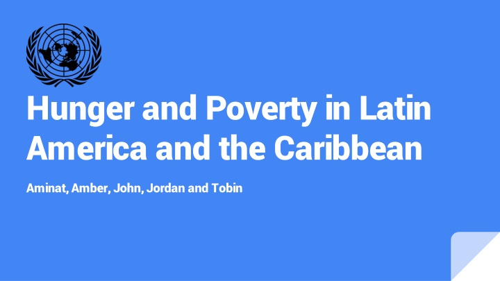 hunger and poverty in latin america n.w