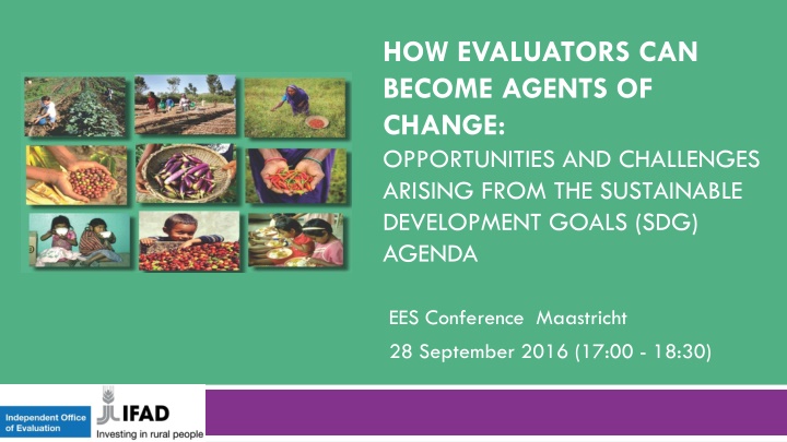 how evaluators can become agents of change n.w