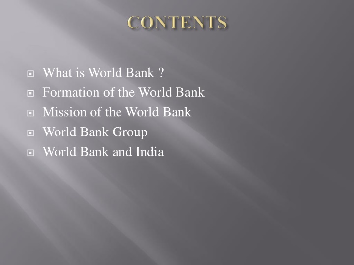 Overview of World Bank and Its Mission