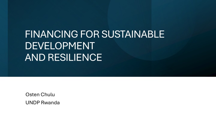 financing for sustainable development n.w