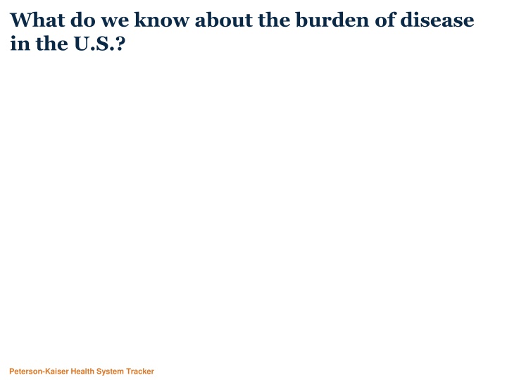 what do we know about the burden of disease n.w