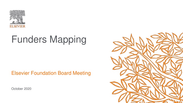 Funders Mapping and Key Insights