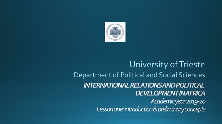 universityof trieste n.w