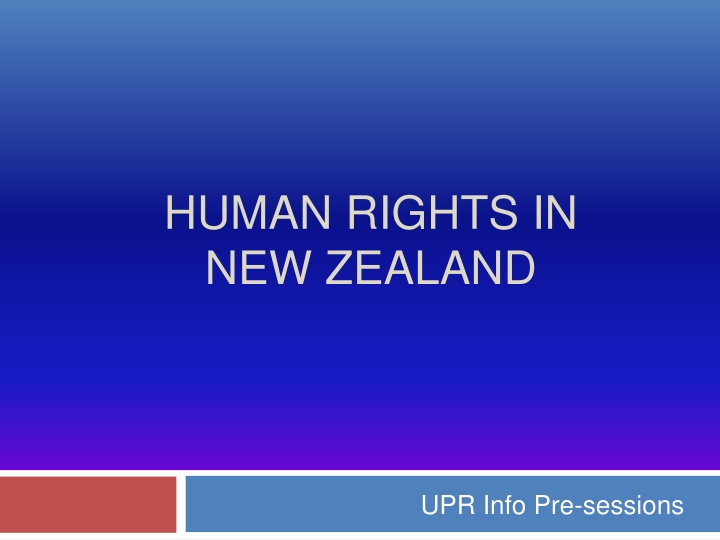 Situation in New Zealand: Inclusive Education Advocacy