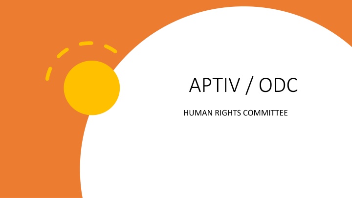 Opportunity to Start a Human Rights Committee