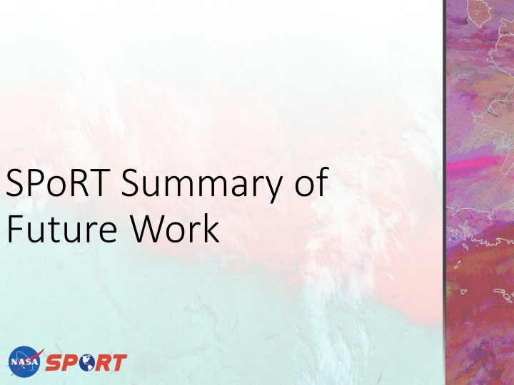 sport summary of future work n.w