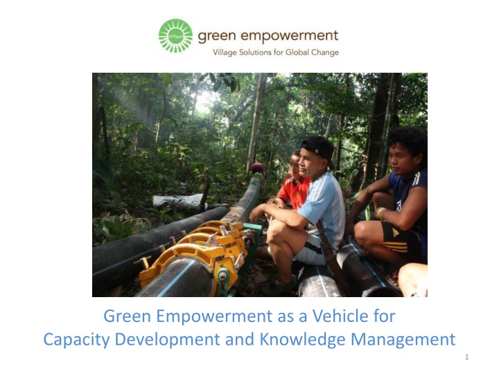Green Empowerment: Capacity Development & Knowledge Management