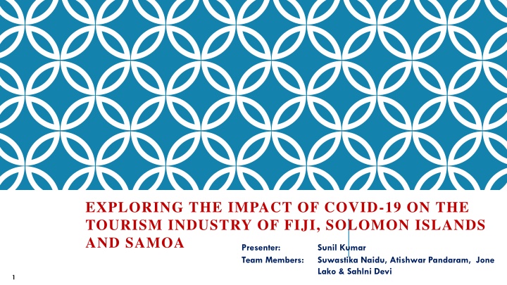Impact of COVID-19 on Tourism in Pacific Islands