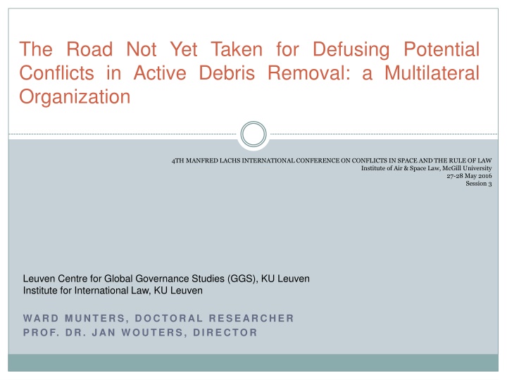 Defusing Potential Conflicts in Active Debris Removal