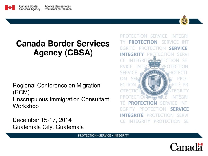 Canada Border Services Agency: Safeguarding Canadian Borders and Security