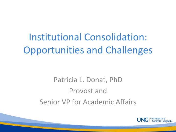 institutional consolidation opportunities n.w