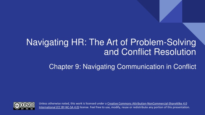 Navigating Communication Strategies in Conflict Resolution