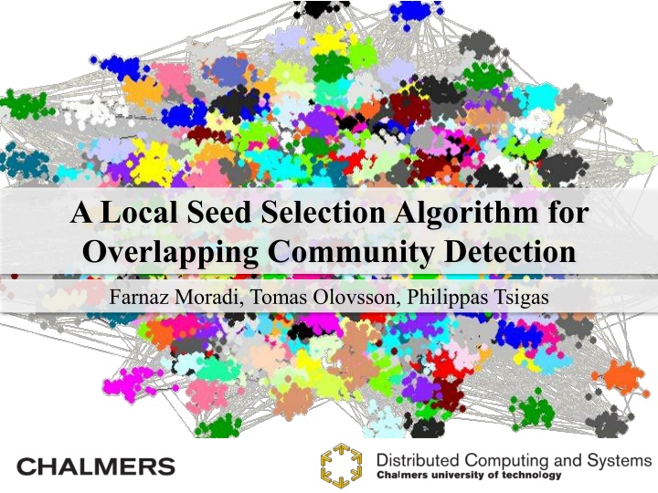 Local Seed Selection Algorithm for Overlapping Community Detection