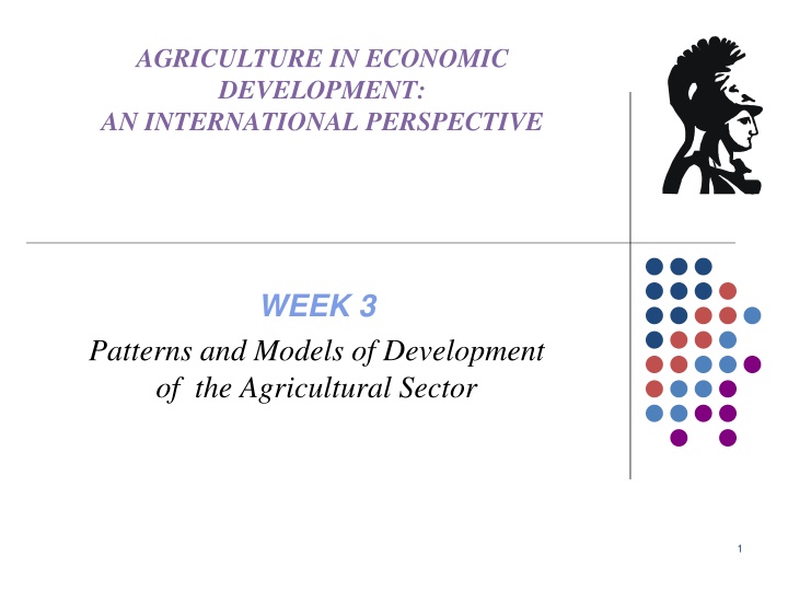agriculture in economic development n.w