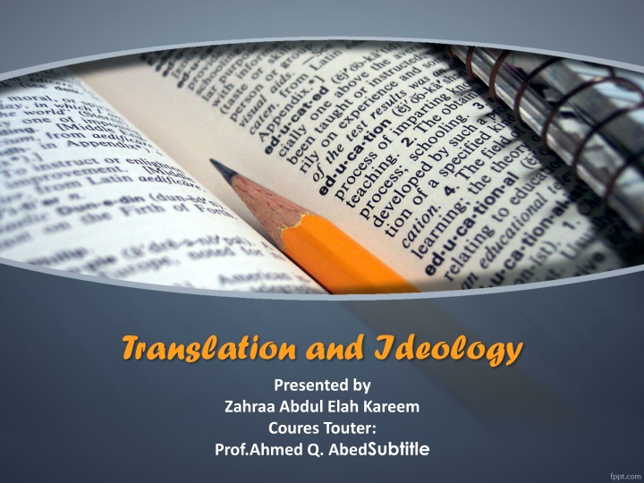 Translation and Ideology: The Impact of Interpreting on Political Speeches