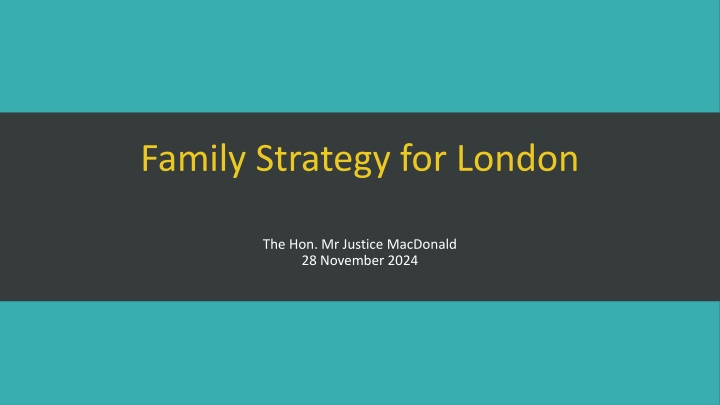 family strategy for london n.w