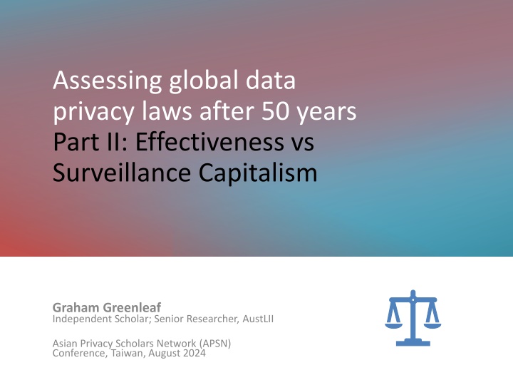 Assessing Global Data Privacy Laws: Effectiveness vs. Surveillance Capitalism