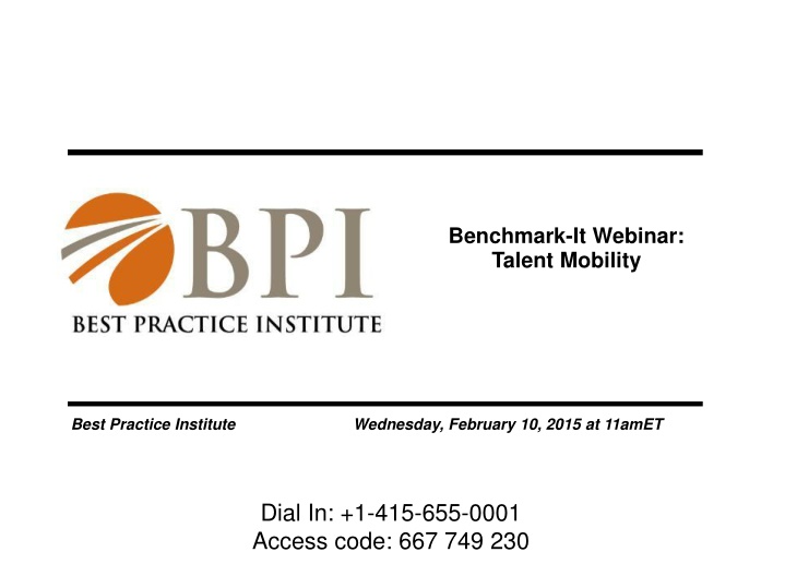benchmark it webinar talent mobility n.w