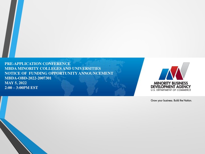 pre application conference mbda minority colleges n.w