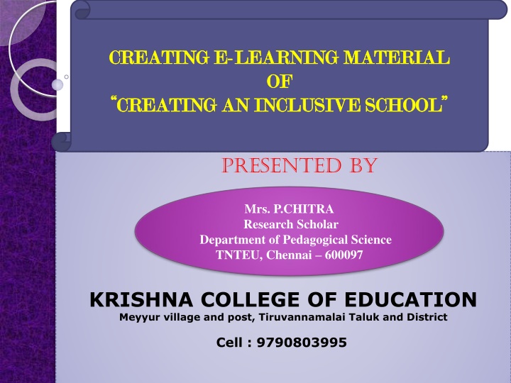 creating e creating e learning material learning n.w