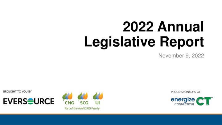 2022 Annual Legislative Report Overview & Initiatives