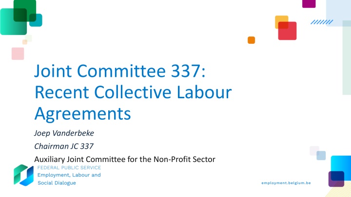 Belgian Social Dialogue Model: Joint Committee's Role