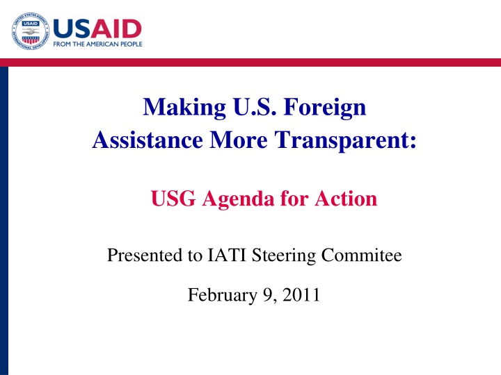 making u s foreign assistance more transparent n.w