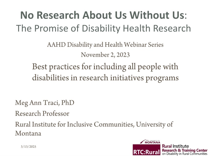 no research about us without us the promise n.w