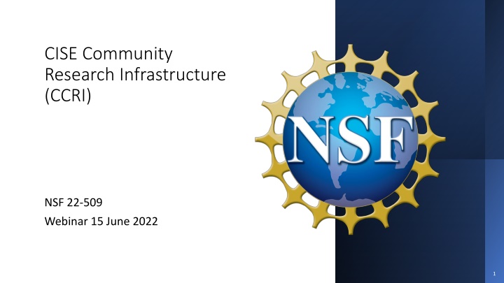 Enhancing Community Research Infrastructure