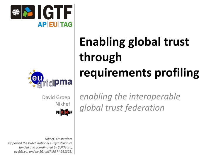 Enabling Global Trust Through Requirements Profiling