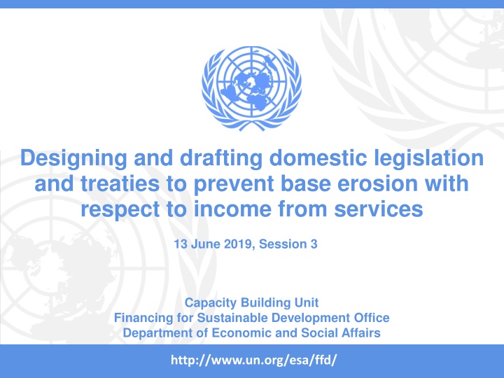 Preventing Base Erosion in Income Services Legislation